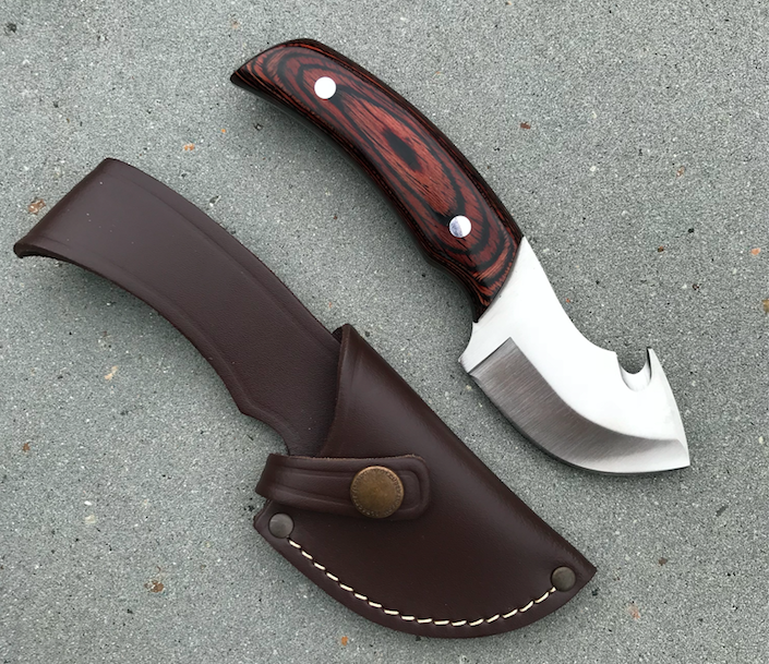 Dolk - Cudeman jagtkniv med bugåbner