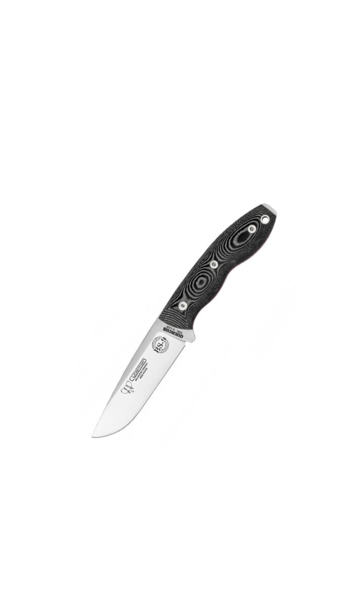 Cudeman Bushcraft Nôž s Čiernou Micartou