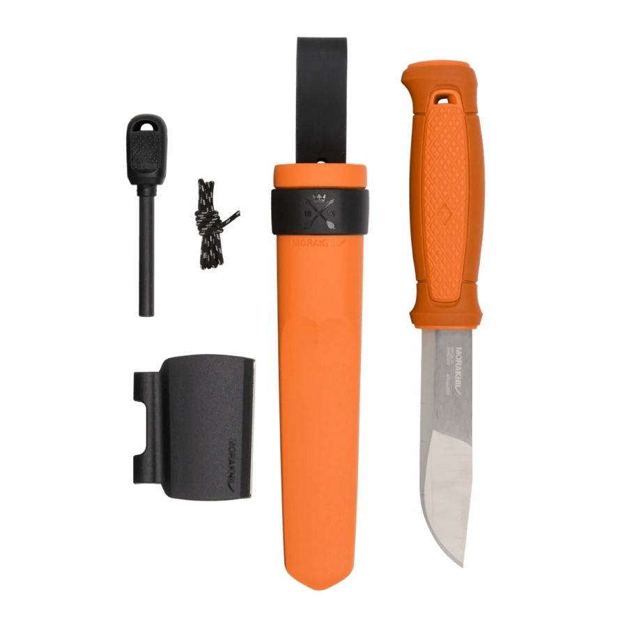 Morakniv Kansbol so survival setom (S) – Spálená oranžová